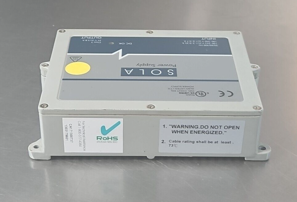 SOLA SCP 100S24X-CP Power Supply Class 2,  24Vdc 3.8A Output (BIN2.3.3)