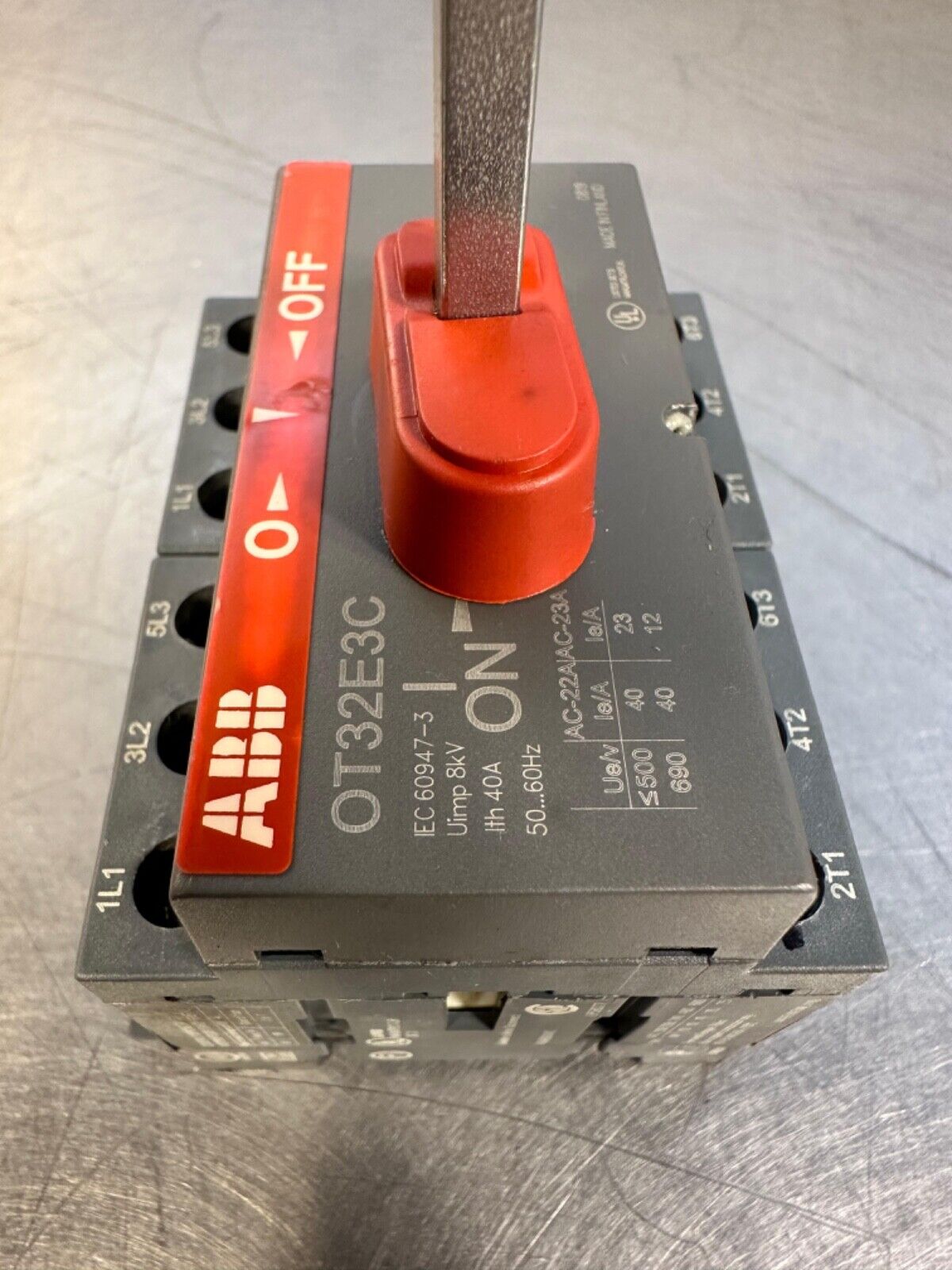 Abb OT32E3C Disconnect Switch Kit Pistol, Handle and shaft (4B-32)