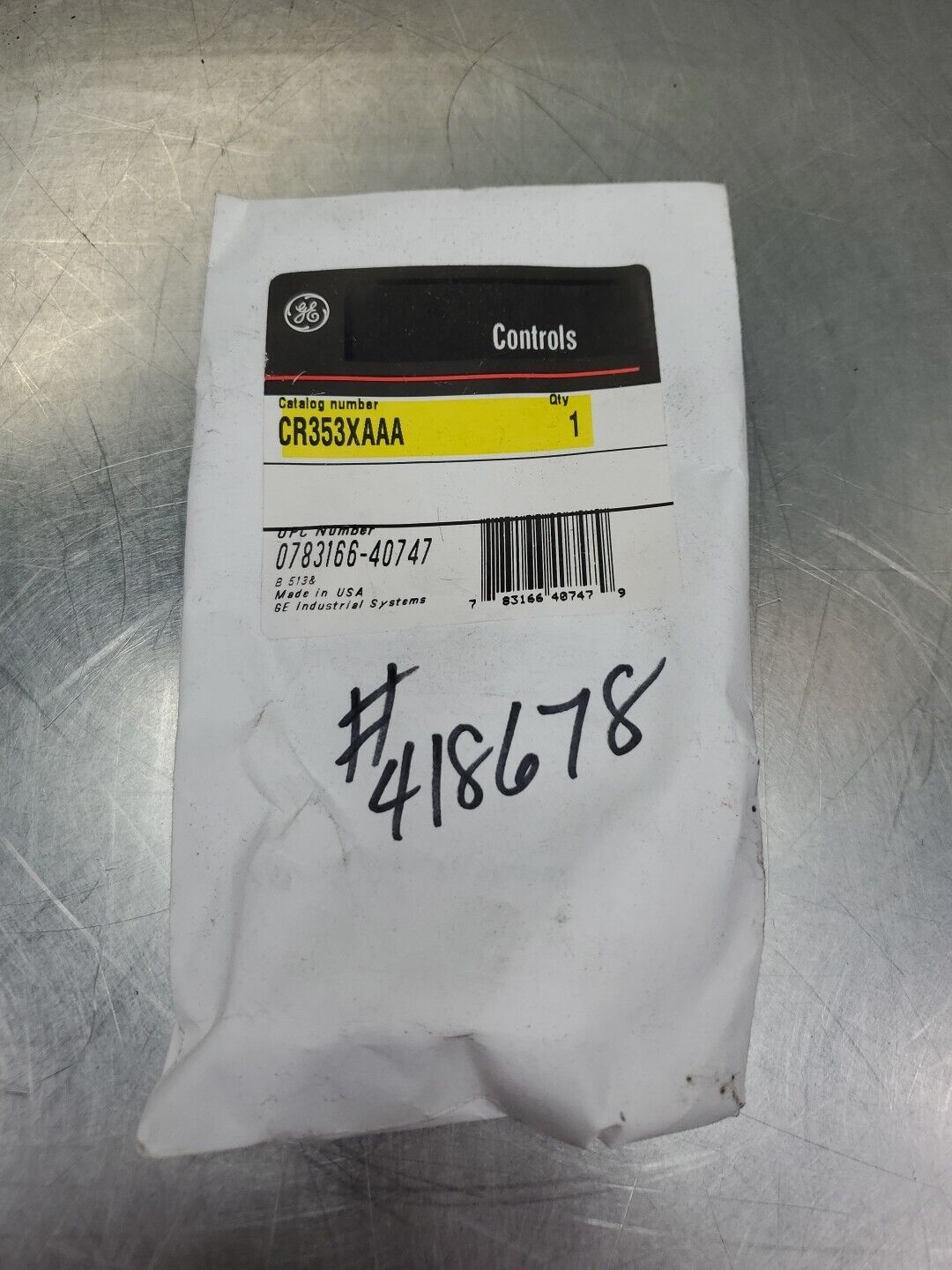 GE CR353XAAA Auxiliary Contact Kit Module.                                 4E-30