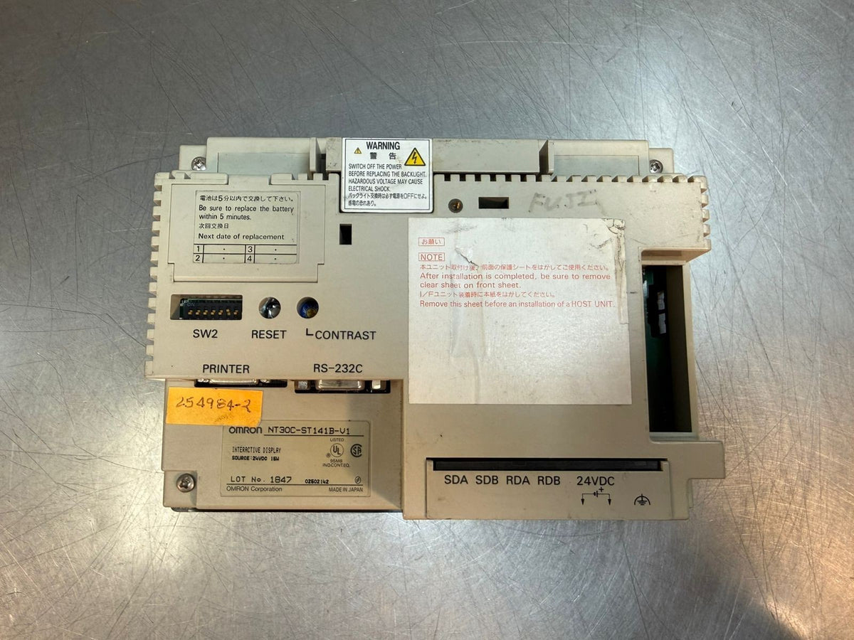 Omron NT30C-ST141B-V1  Operator Interface Touchscreen              (7.2.1)