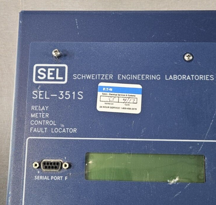 DPAC SEL-351S Relay Meter Control Fault Locator                         (BIN535)