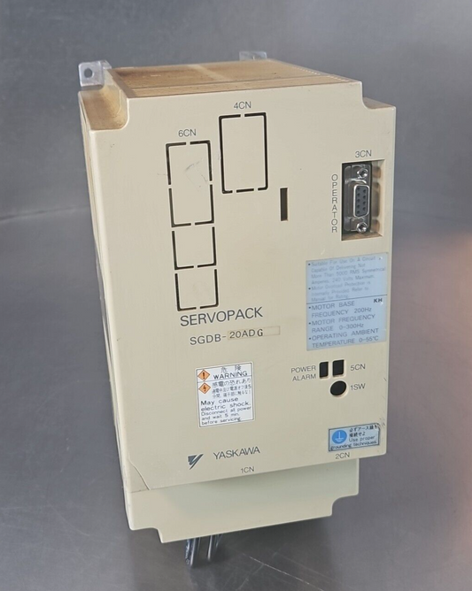 YASKAWA SGDB-20ADG Servo Drive  (BIN2.2.1)