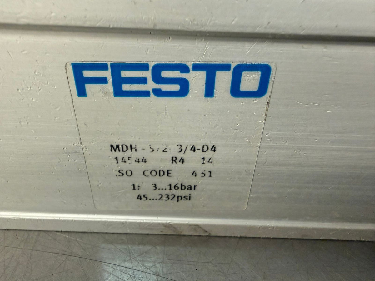 Festo Mdh-5,2,3/4-D4 3-16bar - 45 232 Psi                          (4.3.5)