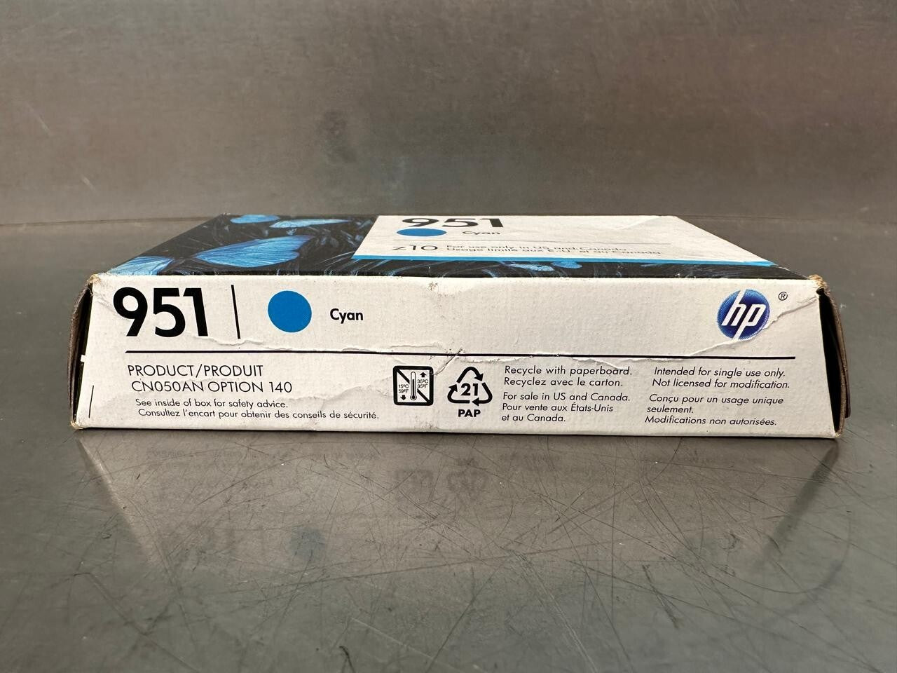 HP 951 CN050AN Cyan Ink Cartridge CN050 251dw 276dw 8100 8610...NEW (7.2.4)
