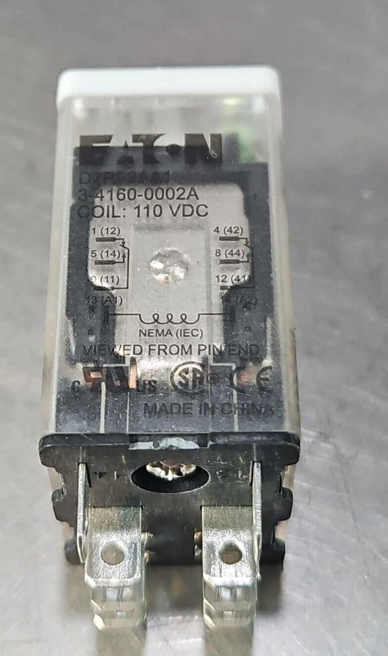Eaton D7PF2AA1 Power Relay Full Feature Coil:110 VDC                    (BIN345)
