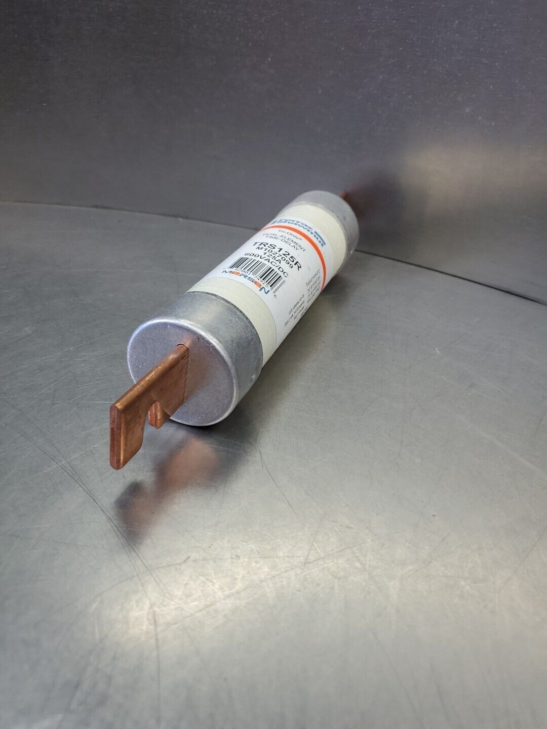 Ferraz Shawmut TRS125R 125A 600VAC/DC Tri-Onic Fuse.                       4B-42