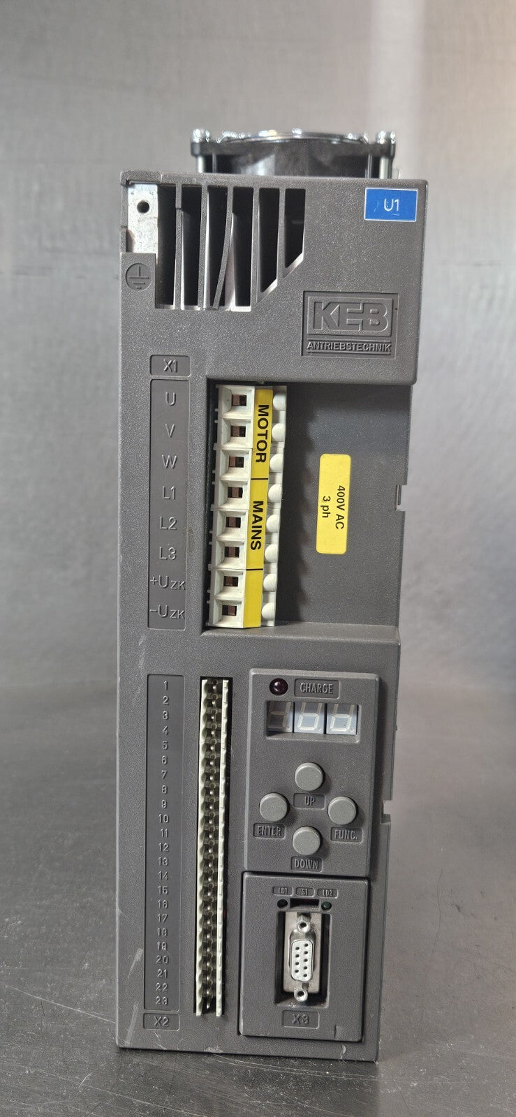 Keb Combivert 12.F0.R11 (93220507/080409) Drive                         (BIN655)