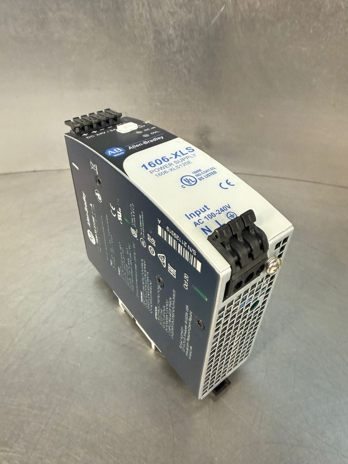 Allen-Bradley 1606-XLS120E /A Power Supply 1-Ph 24V 5A 120W       (4.2.3)
