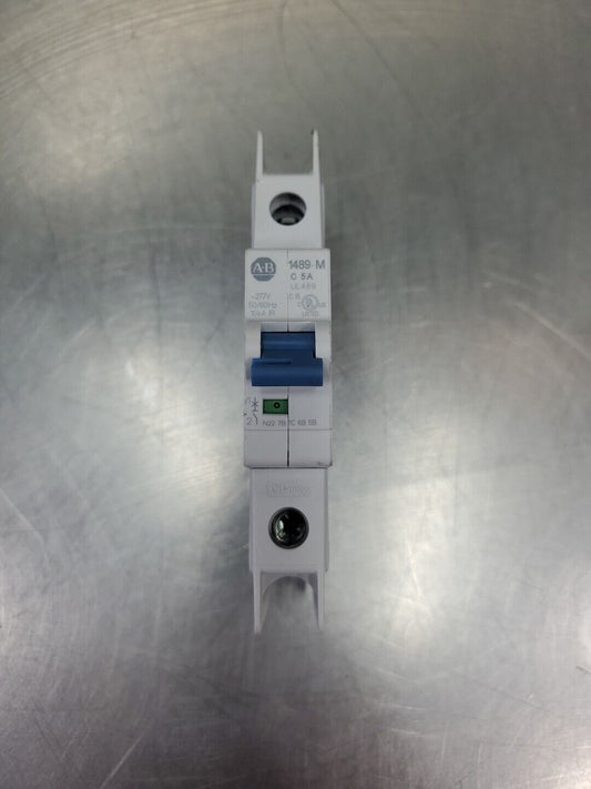 Allen Bradley 1489-M1C050/D Circuit Breaker, 1 Pole 277V 5A.               4E-35