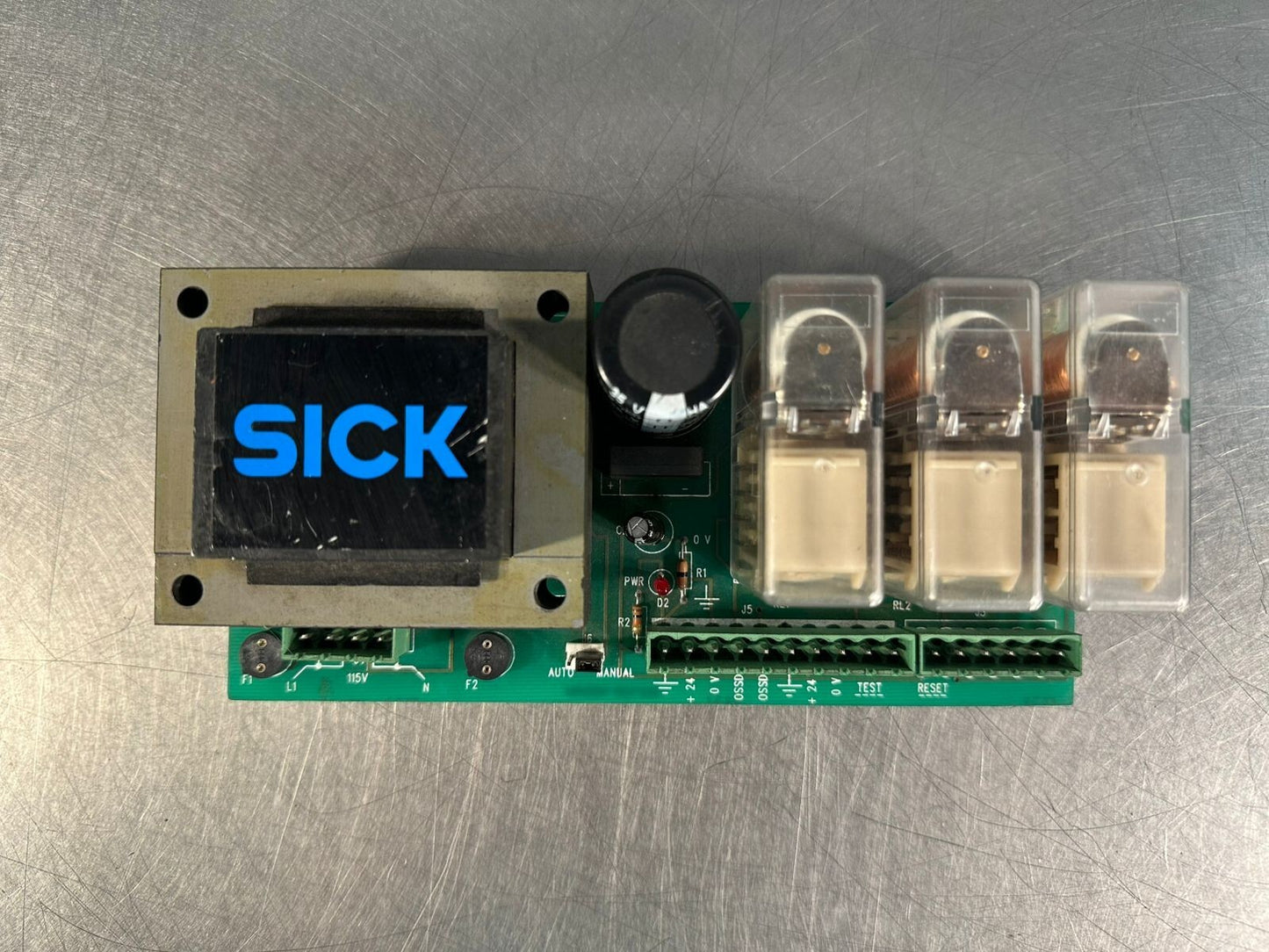 Sick 4-44-8036 Transformer Power Supply Relay Board      (7.2.2)