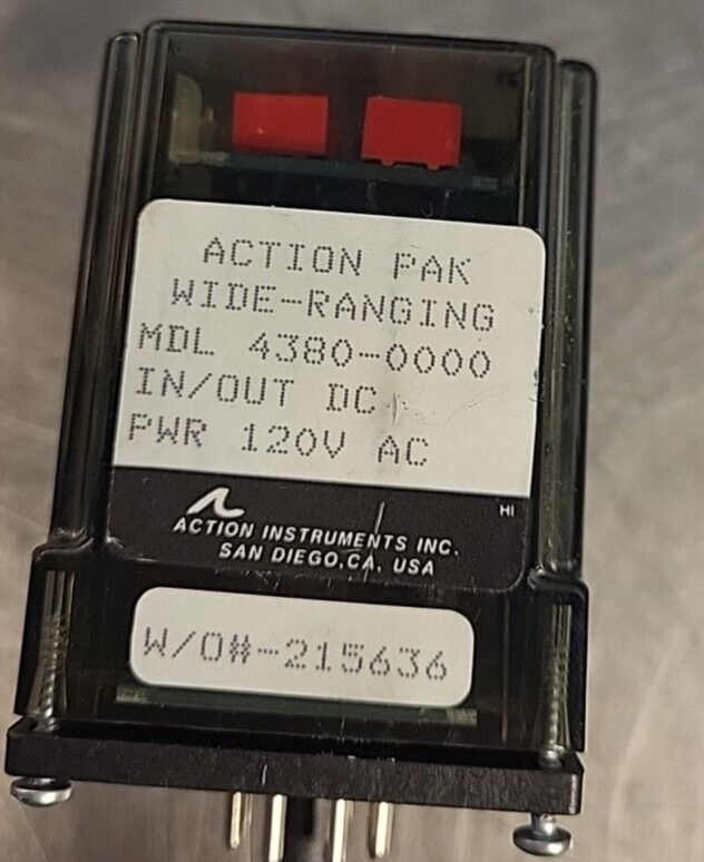 Action Pak  MDL 4380-0000   WIDE-RANGING IN/OUT DC 120V AC (BIN4.5.4)