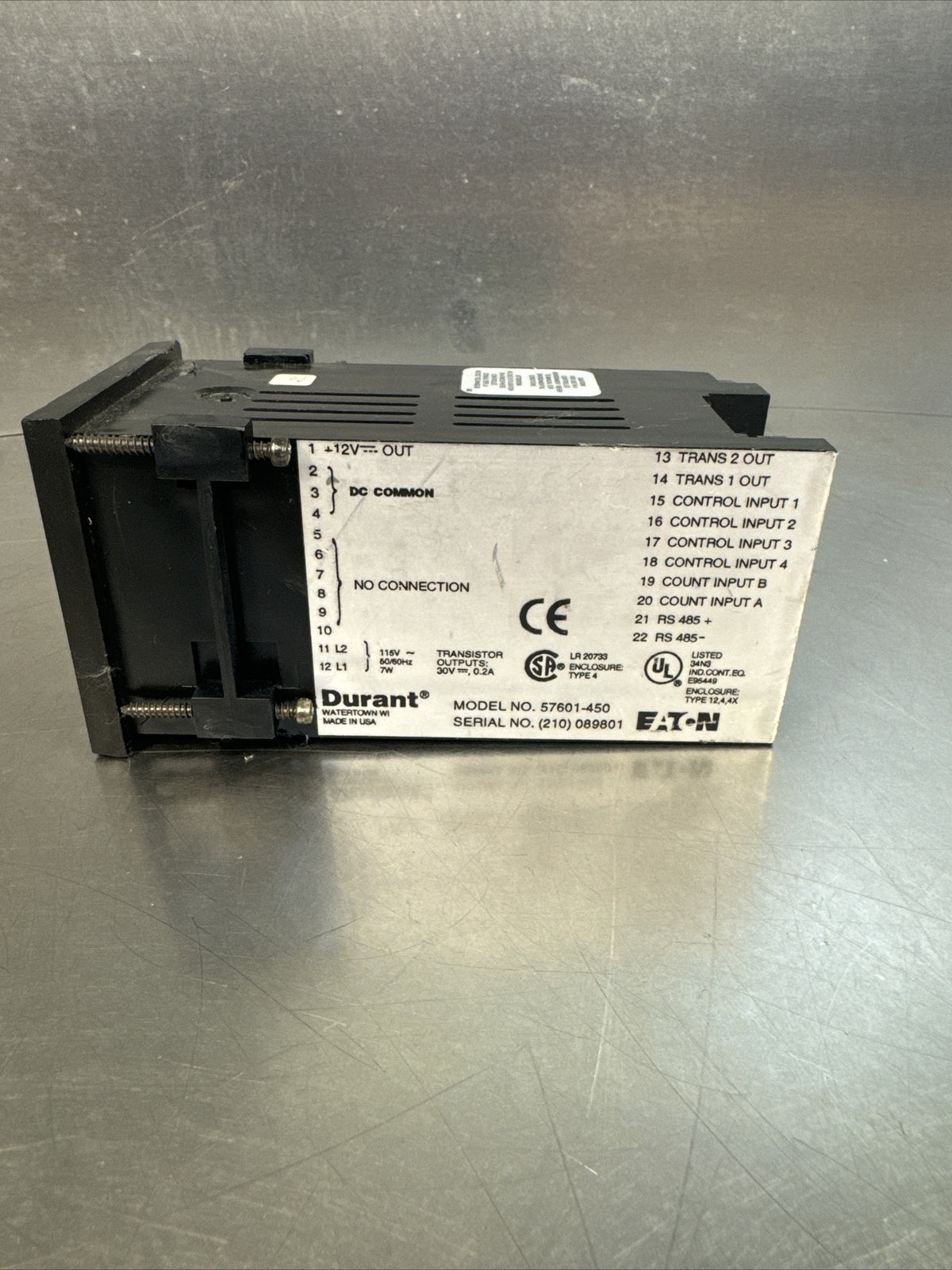 Eaton Durant 57601-450   /57601450  Totalizer Counter - (BIN4.5.3)