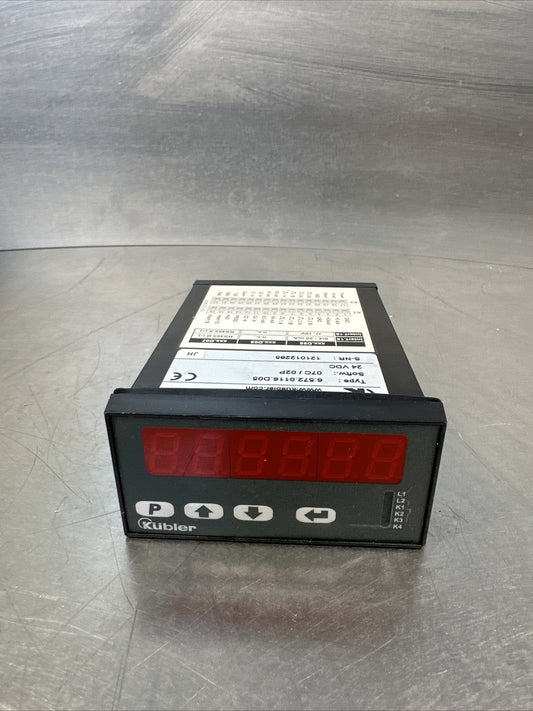 Kuebler 6.572.0116.D05 Frequency Display Speedometer (BIN-2.3.3)