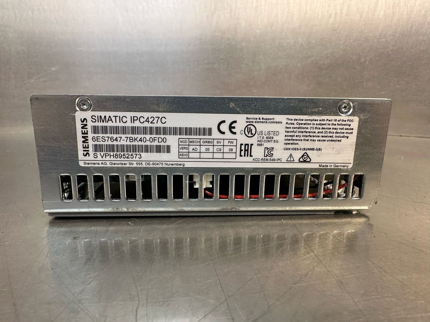 Siemens 6ES7647-7BK40-0FD0 Simatic IPC427C    (5.4.4)