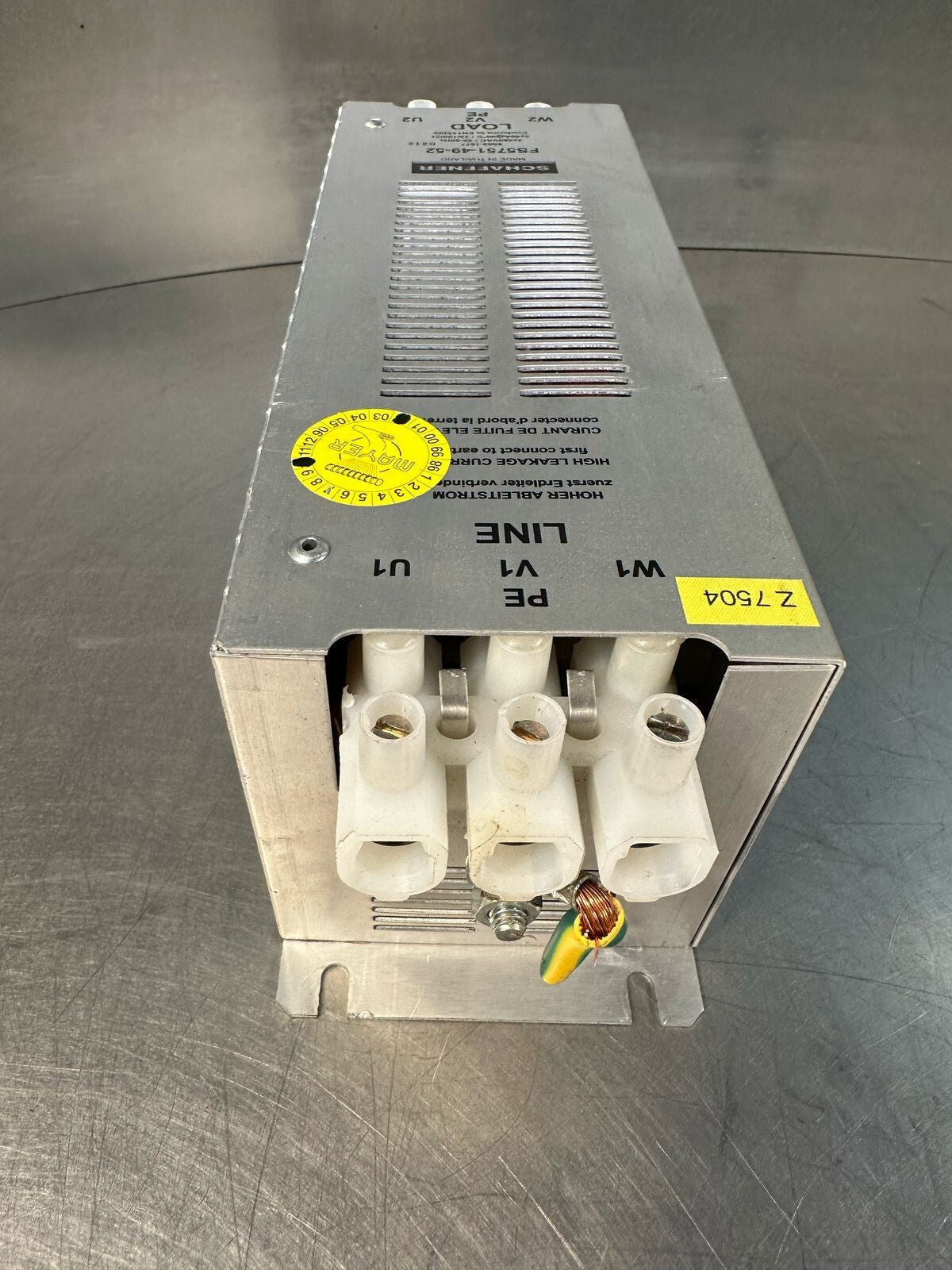 Schaffner Power Filter FS5751-49-52 3x480VAC / 50-60Hz