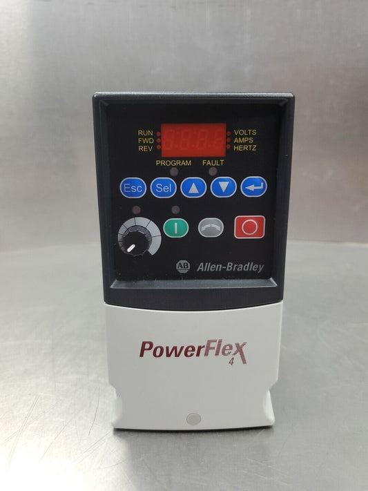 Allen Bradley 22A-B4P5N104/A PowerFlex 4 AC Drive,  0.75kW/1HP 240V.       1B-14
