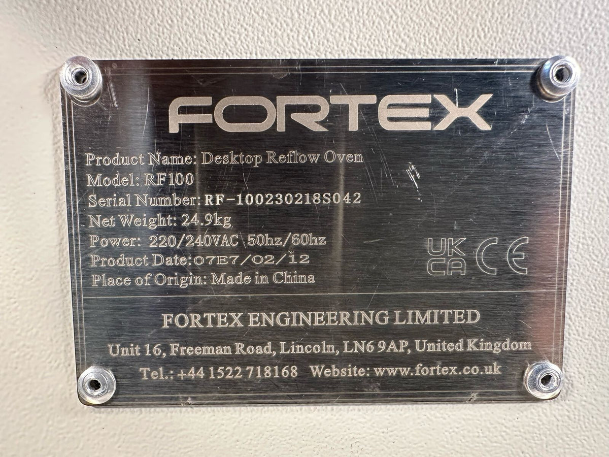 Fortex RF100 220/240Vac 50Hz/60Hz                      (8.5.4)