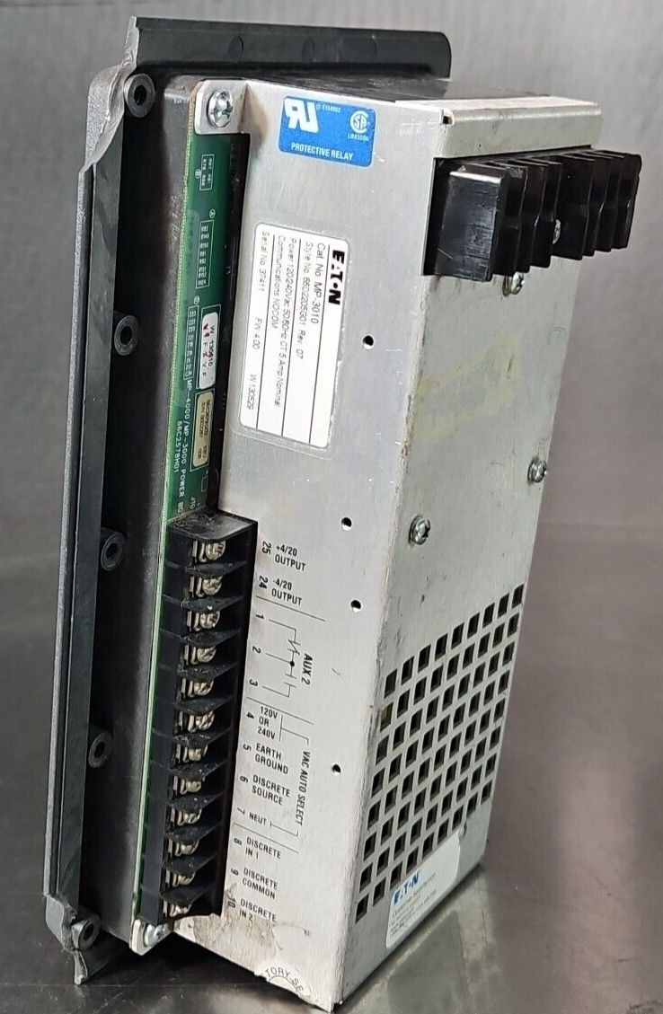 Eaton MP-3010  Protection Relay 66D2205G01 120/240v-a                  (BIN433)