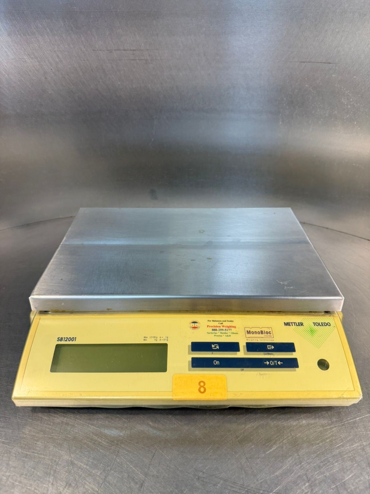 Mettler Toledo SB12001 Scale Monobloc Dig. Scale Lab. Max 12100g   (6.6.3)