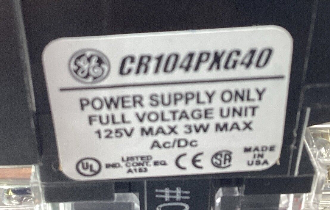 GENERAL ELECTRIC  CR104PBL11E5P8  PB Yellow Mushroom Head 24V      4B-27