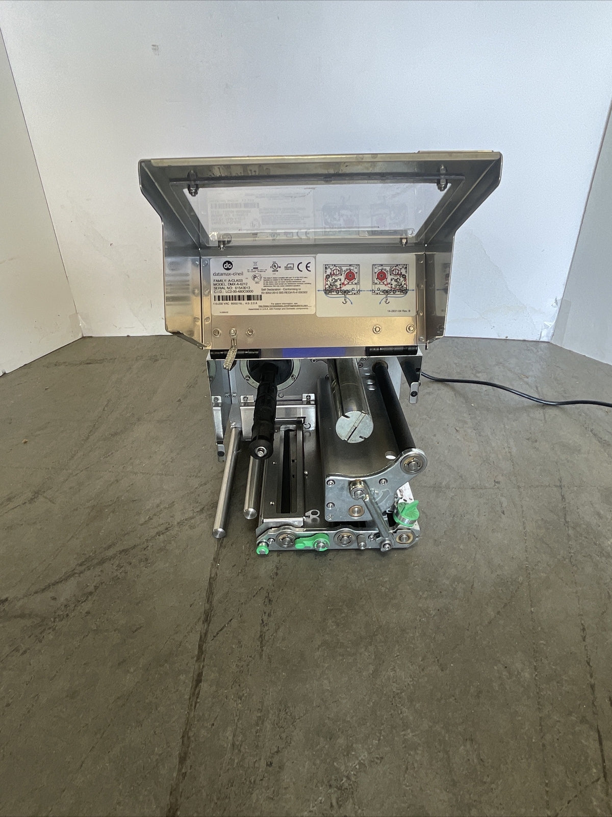Datamax DMX-A-6212 Direct Thermal/Thermal Transfer Label Printer- Powers On  @2A