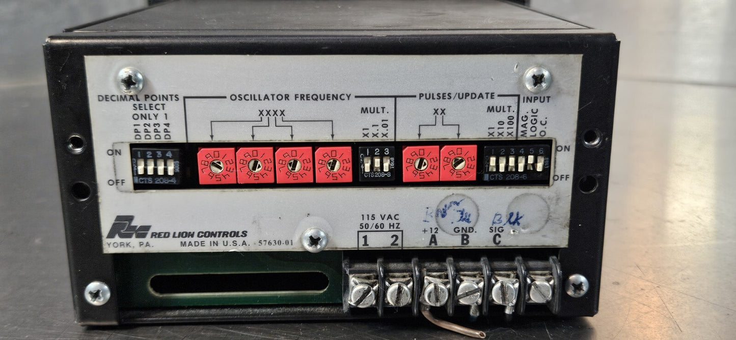 RED LION 5163040 COUNTER with LED Display                               (BIN531)