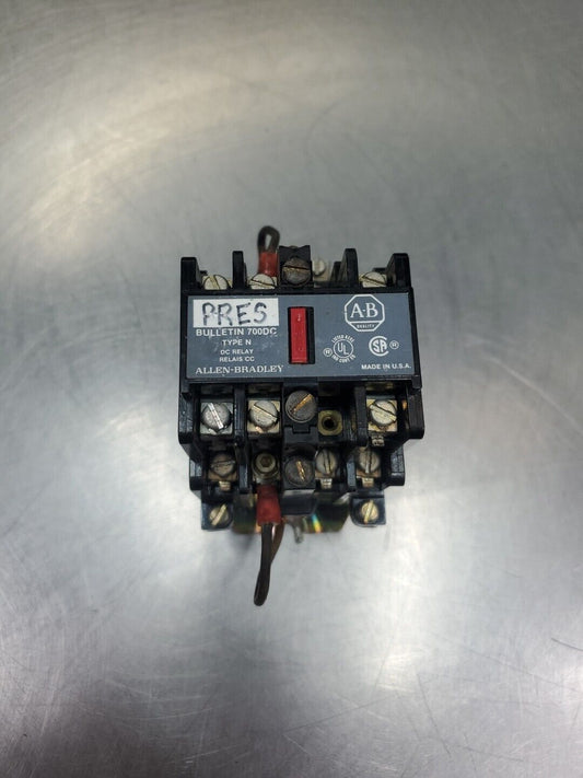 ALLEN BRADLEY 700DC-N600Z24 SERIES C DC RELAY, 24V COIL.                   4C-13