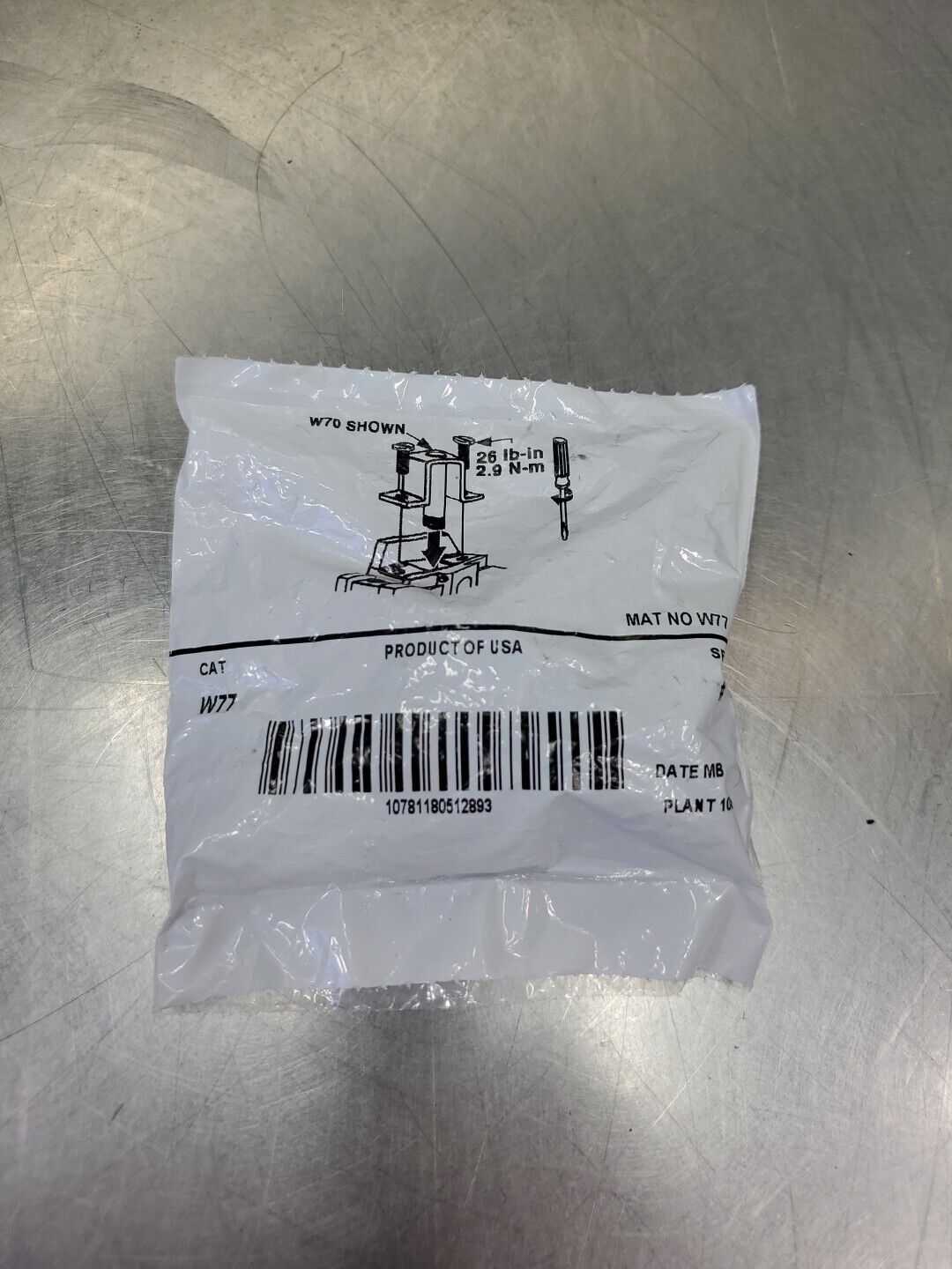 ALLEN-BRADLEY W77 OVERLOAD HEATER ELEMENT.                                 4D-43