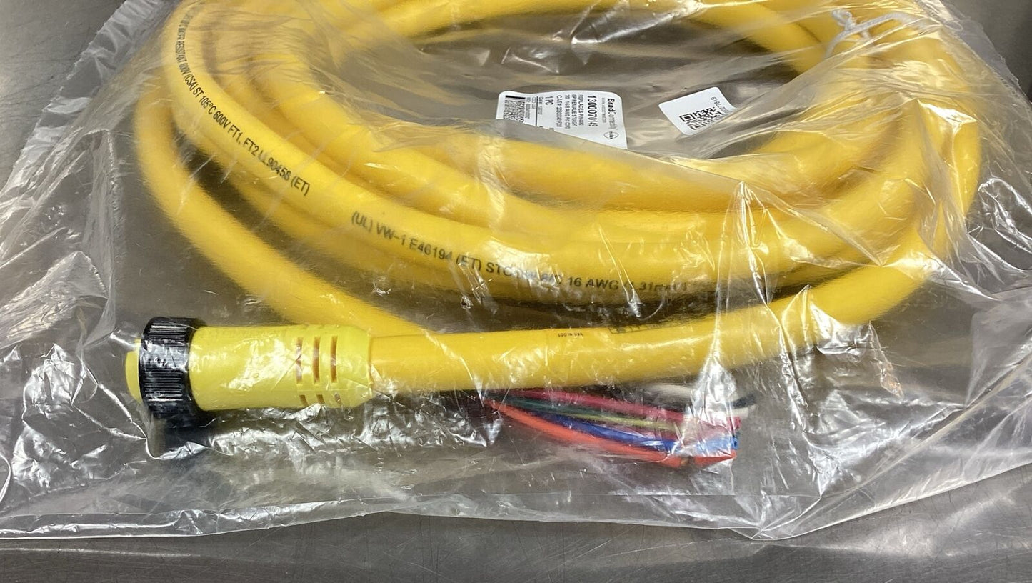 BRAD CONNECTIVITY  208000A01F200  CABLE  1300070149  20 Ft 8 PIN 16/8 PVC  5E-26