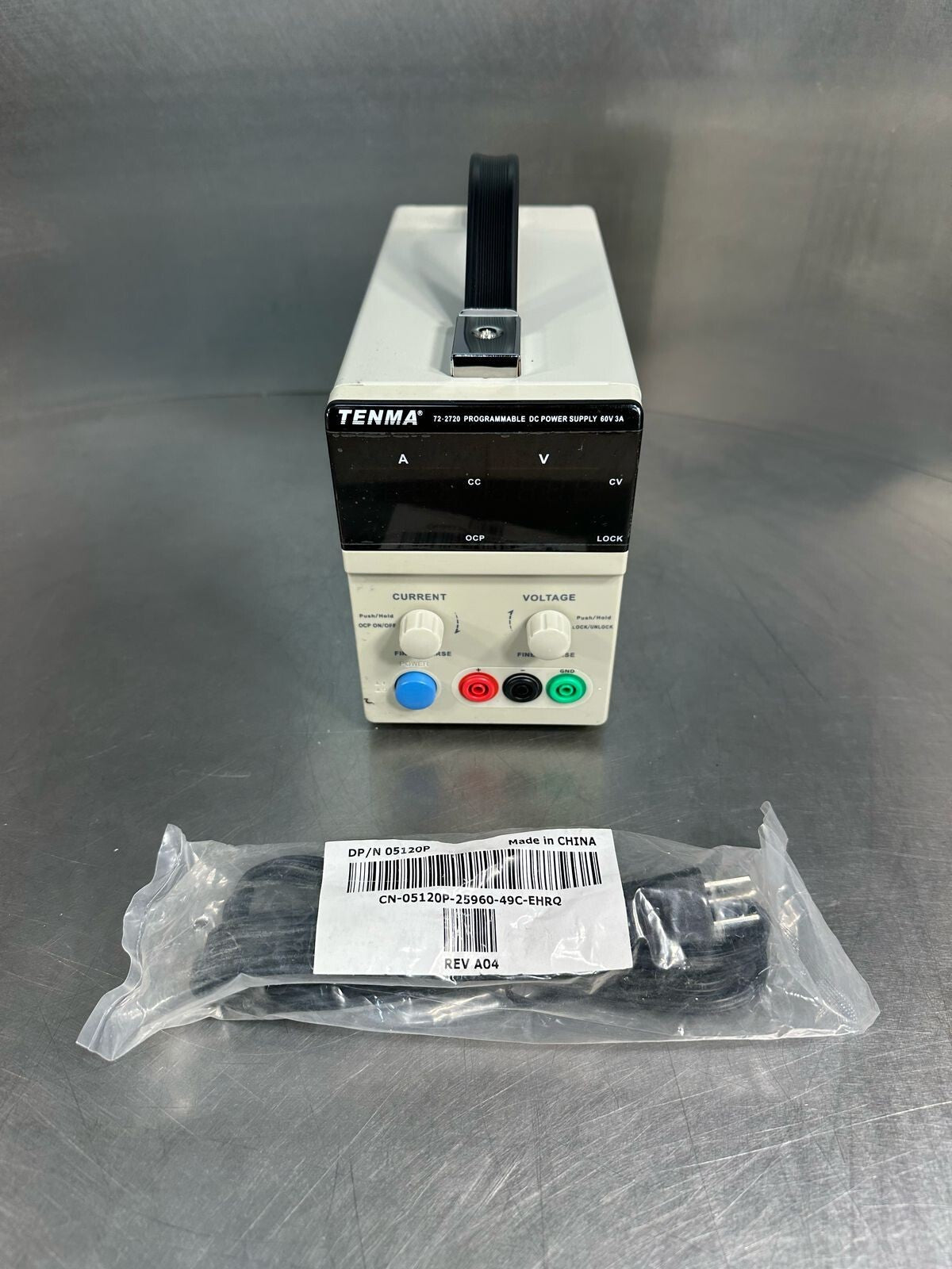 Tenma 72-2720 - Power Supply Prog, 1CH - 60v, 3A 220-240V ~50Hz   (4.3.2 )