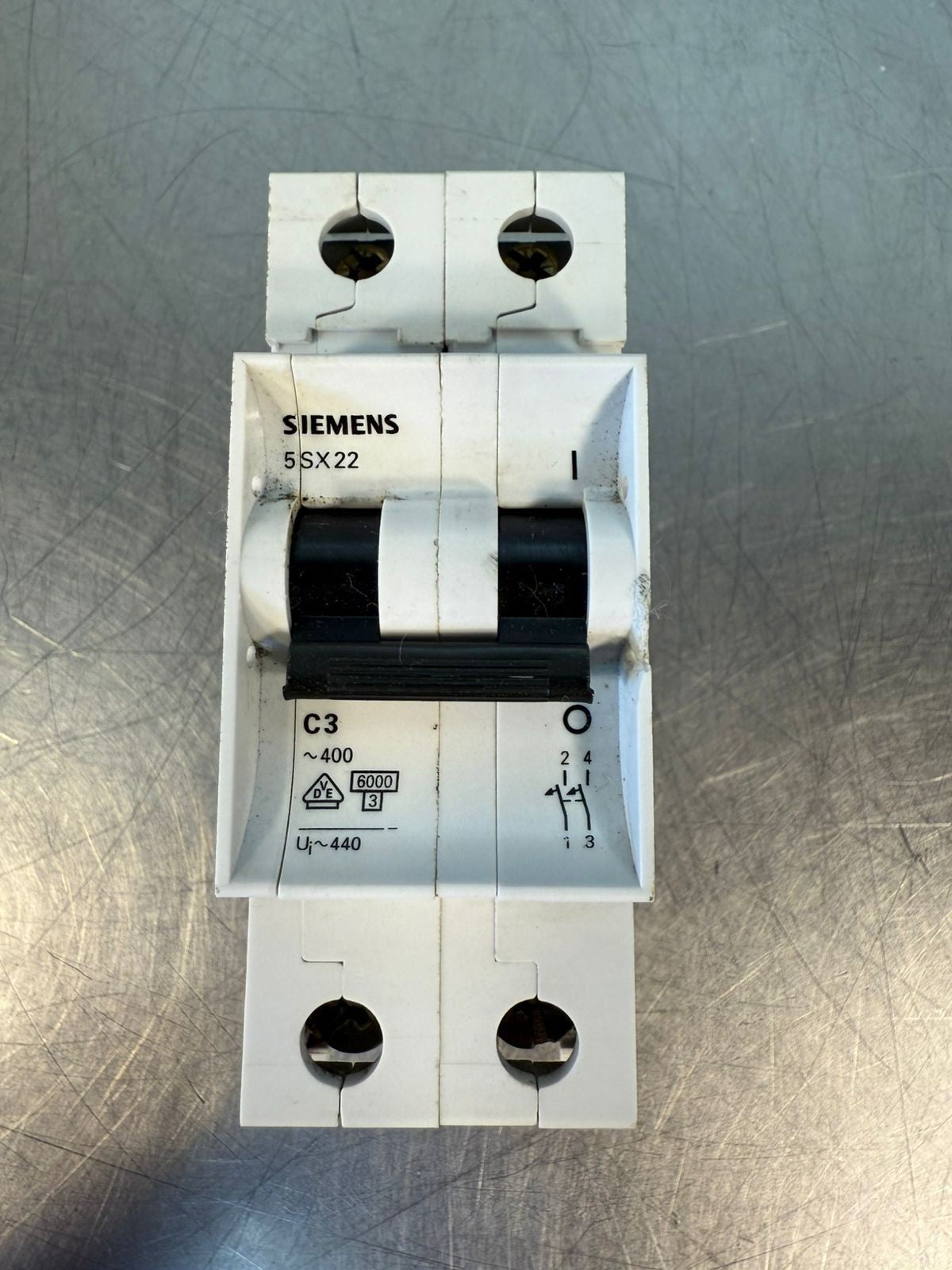 Siemens 5SX22 C3 Circuit Breaker 2 Pole  5SX2                      (3.2.4)