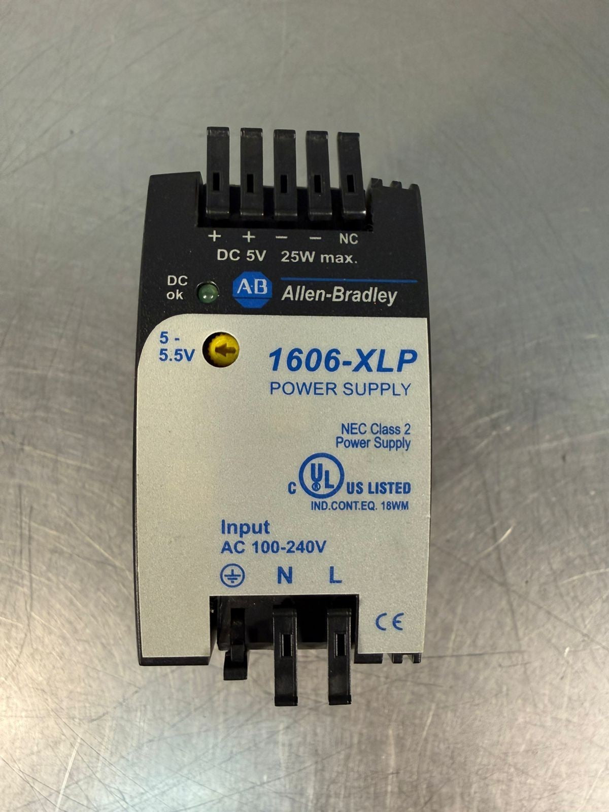 Allen-Bradley 1606-XLP25A /A Power Supply DC 5-5.5V/5A  (4.1.3)