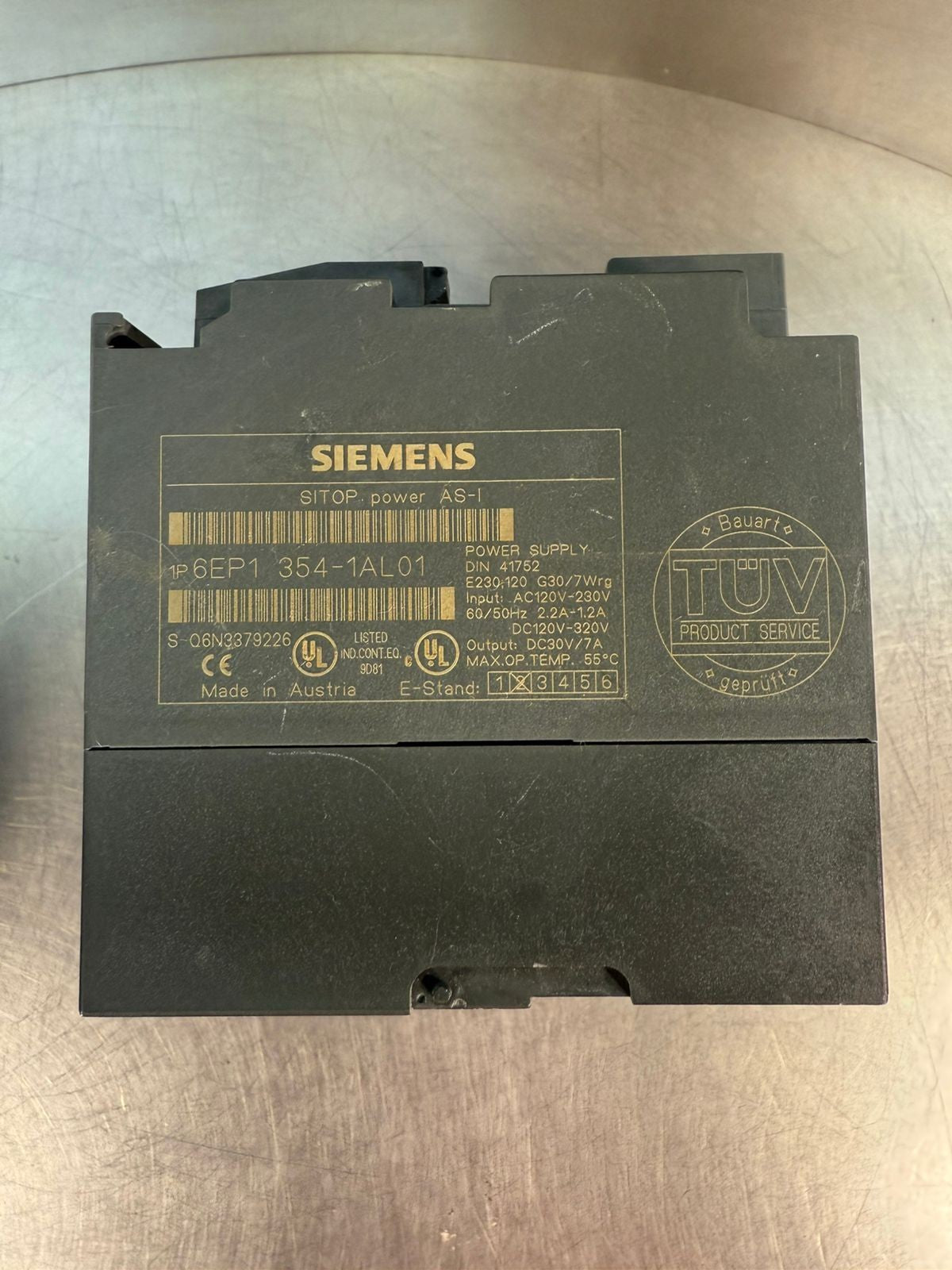 Siemens 6EP1 354-1AL01 Sitop Power AS-I AC120V-230V 60/50Hz (4.5.1)