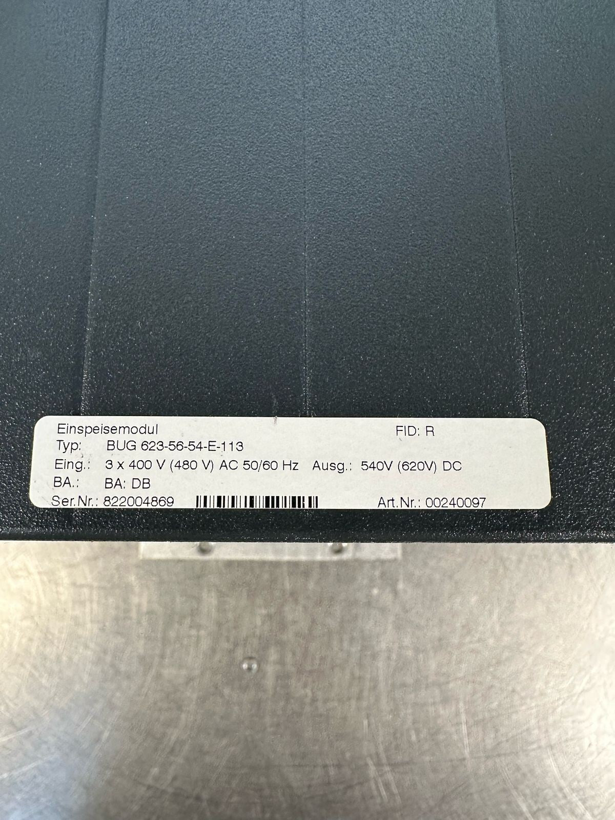 Baumuller BUG623--56-54-E / BUG623--56-54-E-113                     (8.3.3)