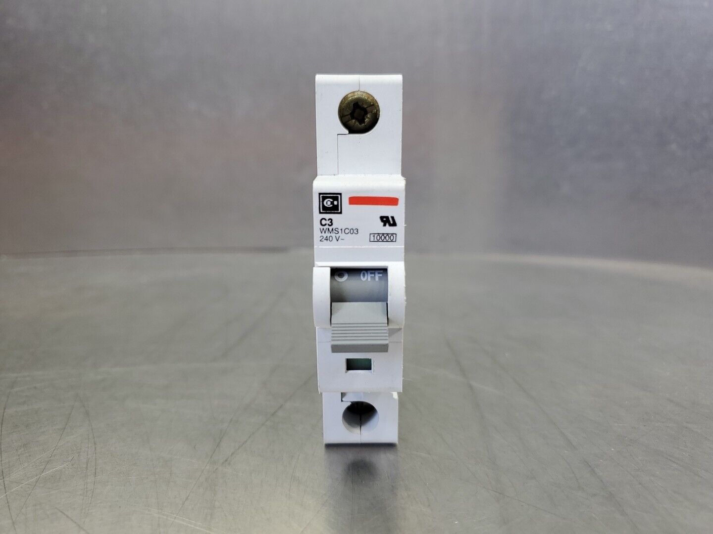 Cutler-Hammer C3 WMS1C03 Circuit Breaker. 240VAC, 1 Pole.                   4E-1