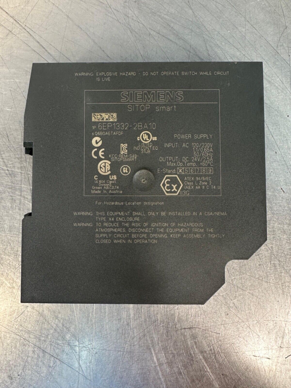 Siemens 6EP1332-2BA10 / 6EP13322BA10 Sitop (4B-30)