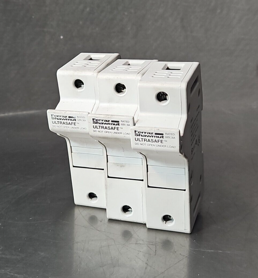 Ferraz Shawmut US3J1 Ultrasafe Fuse Holder lot of 3                      loc4B24