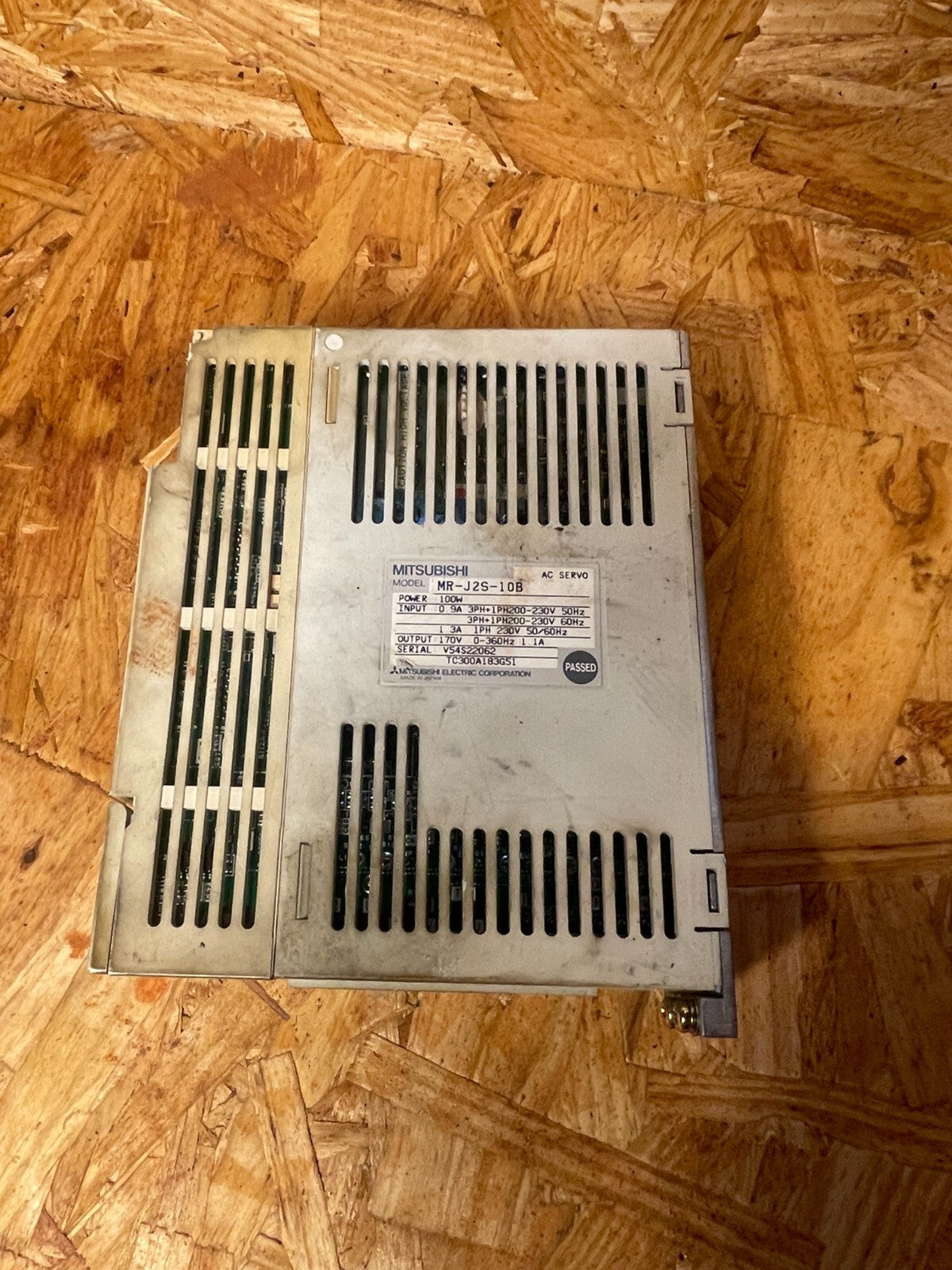 Mitsubishi Electric MR-J2S-10B 170-V Output 100 W 1.1-A AC Servo Amplifier @1E