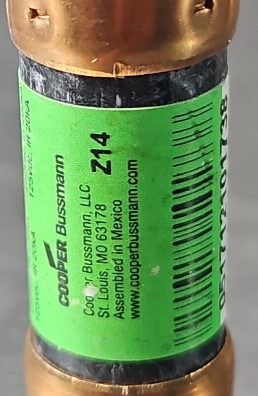 Bussmann FRN-R-10 Time Delay Fuses 10 Amp 250V (lot of 5)                 loc4E6