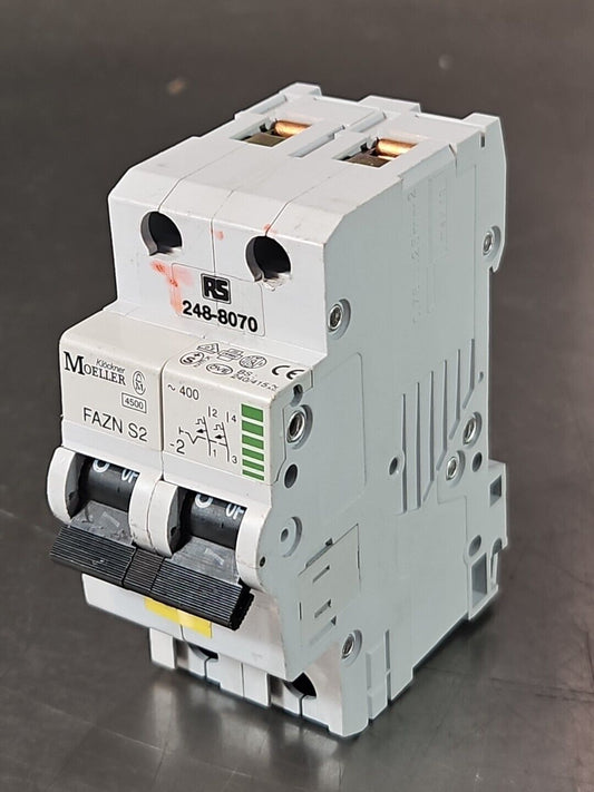 Klockner Moeller FAZN C2 -2 2 Pole Circuit Breaker                        loc4B9