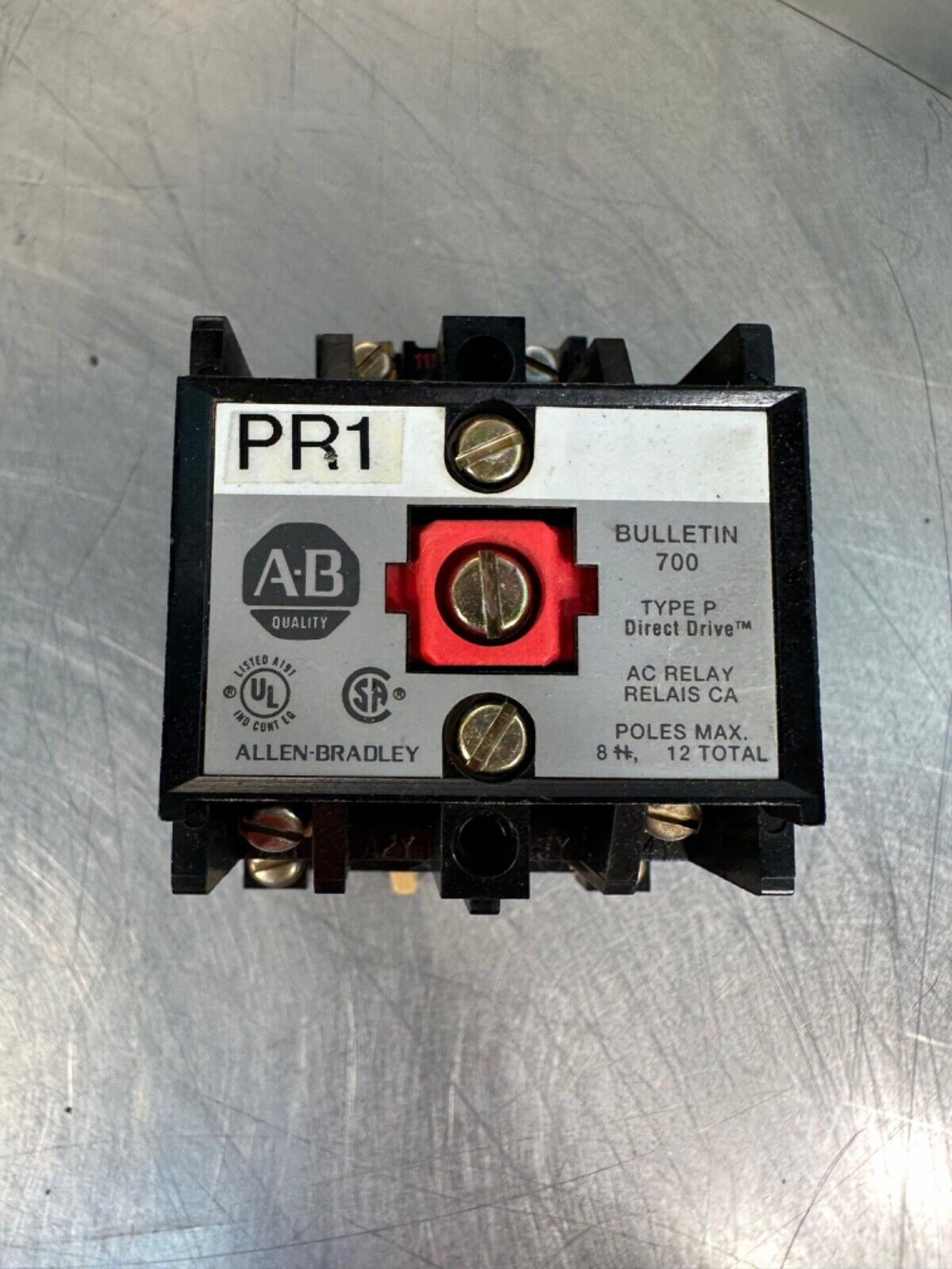 Allen Bradley 700-P200A1 Coil Relay Ser B  Bulletin 700 / PR1 (4B-30)