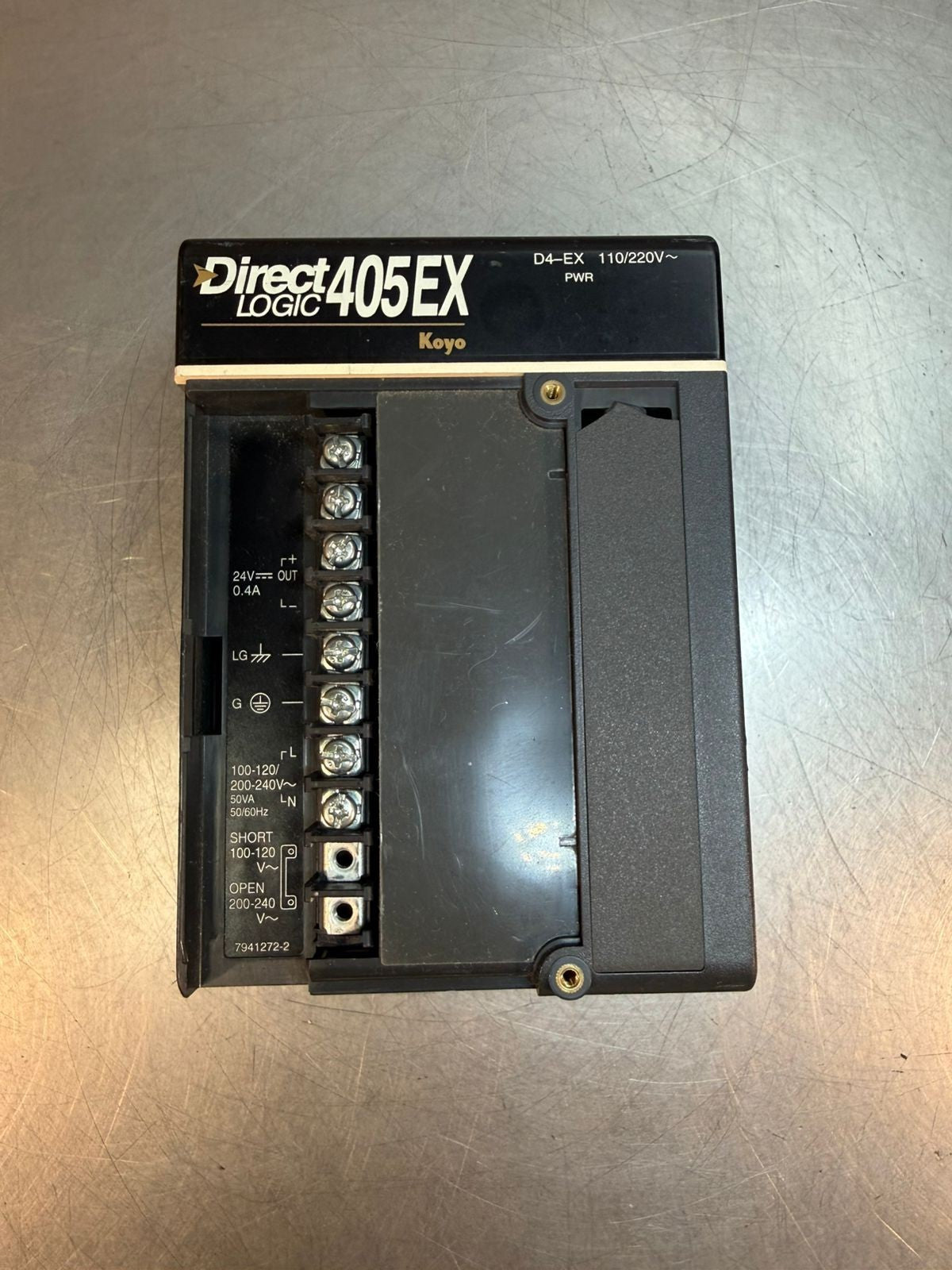 Koyo Direct Logic 405EX CPU D4-EX 110/220V Automation Direct       (9.3.4)