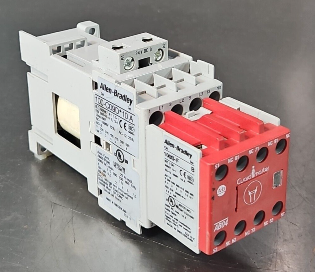 #edu Allen Bradley 100S-C09DJ14BC SerA Safety Contactor                  loc4C16