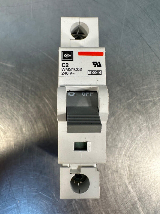 Cutler Hammer C2 WMS1C02 Circuit Breaker 1 POLE 240V (4C-41)
