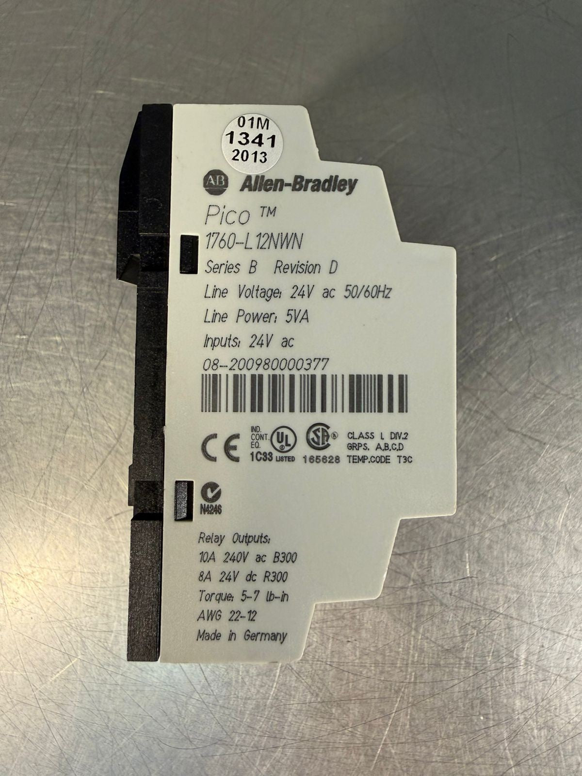 Allen Bradley 1760-L12NWN /B Pico PLC Controller Rev. D  24Vac     (4.4.5)
