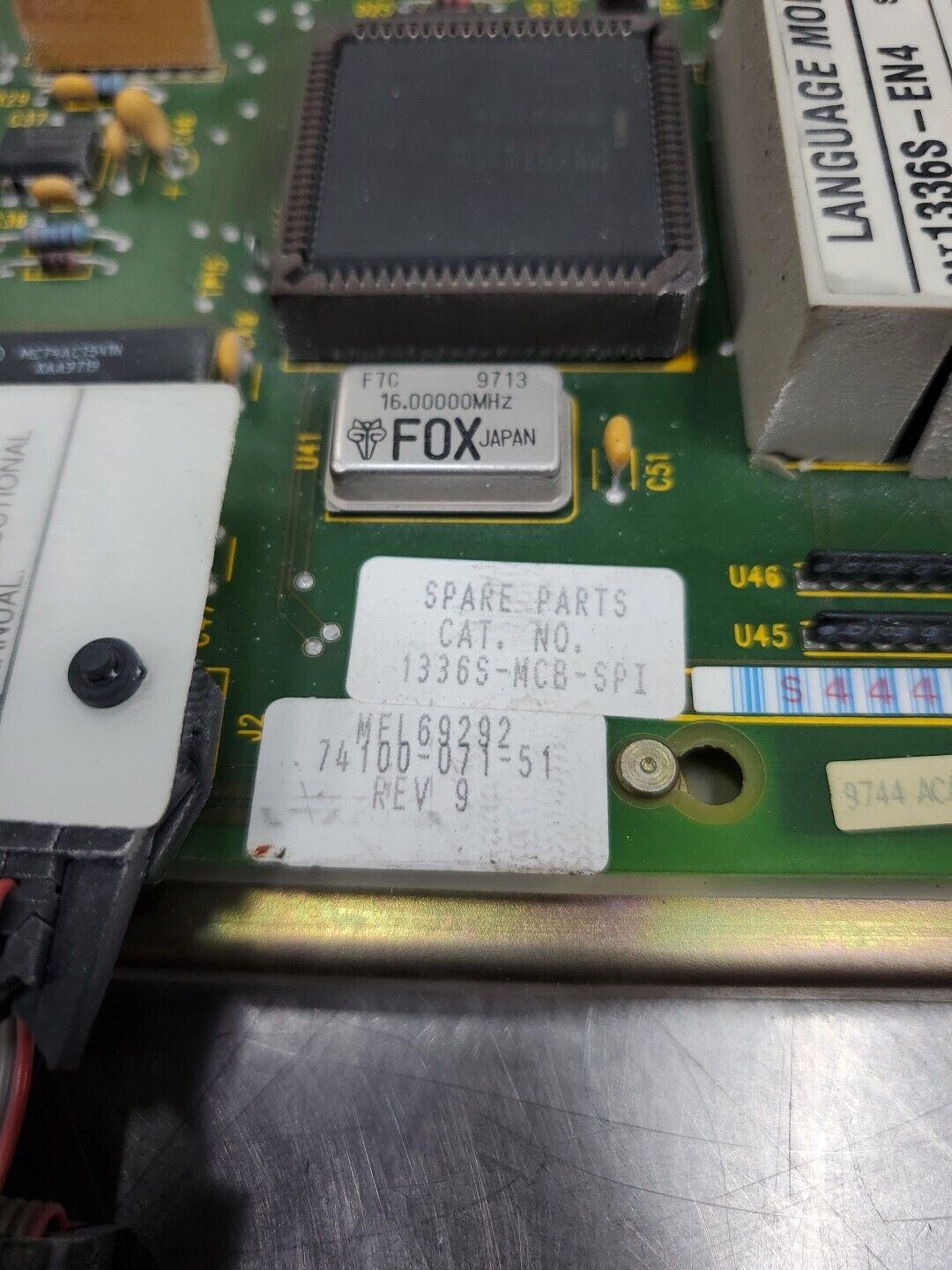Allen Bradley 1336S-MCB-SPI (74100-071-51) Board For AB 1336S Drive.          3H
