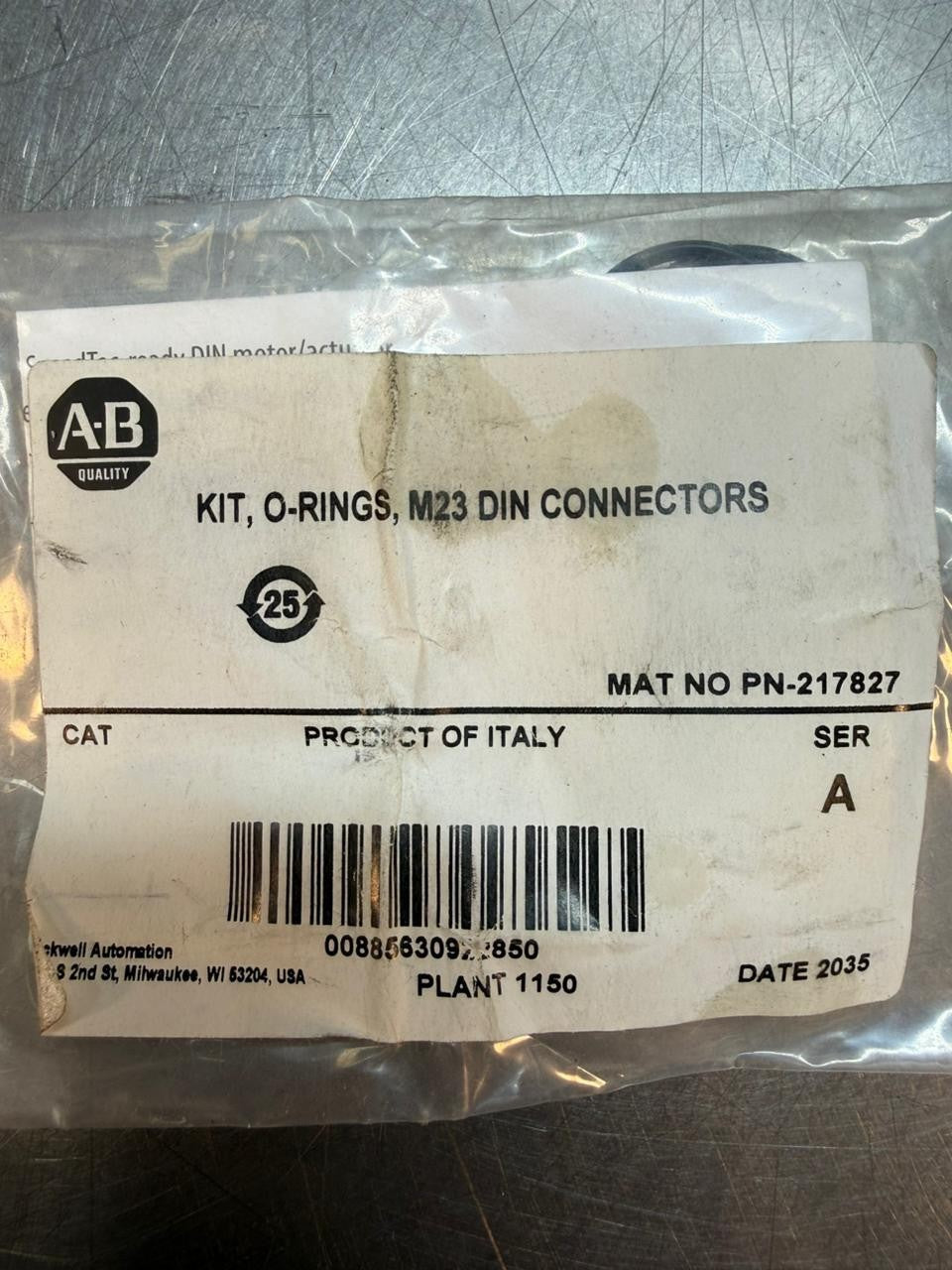 Allen Bradley M23 O-Rings Kit Din Connectors 217827                (7.3.2)