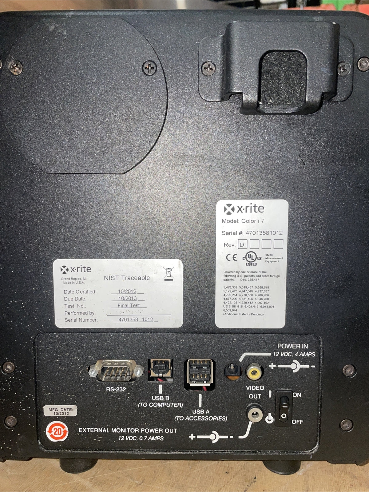 X-rite Color i7 Benchtop Spectrophotometer