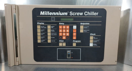 YORK YK-371-02495-101 MILLENIUM SCREW CHILLER CONTROL/DISPLAY PANEL.       4E-27