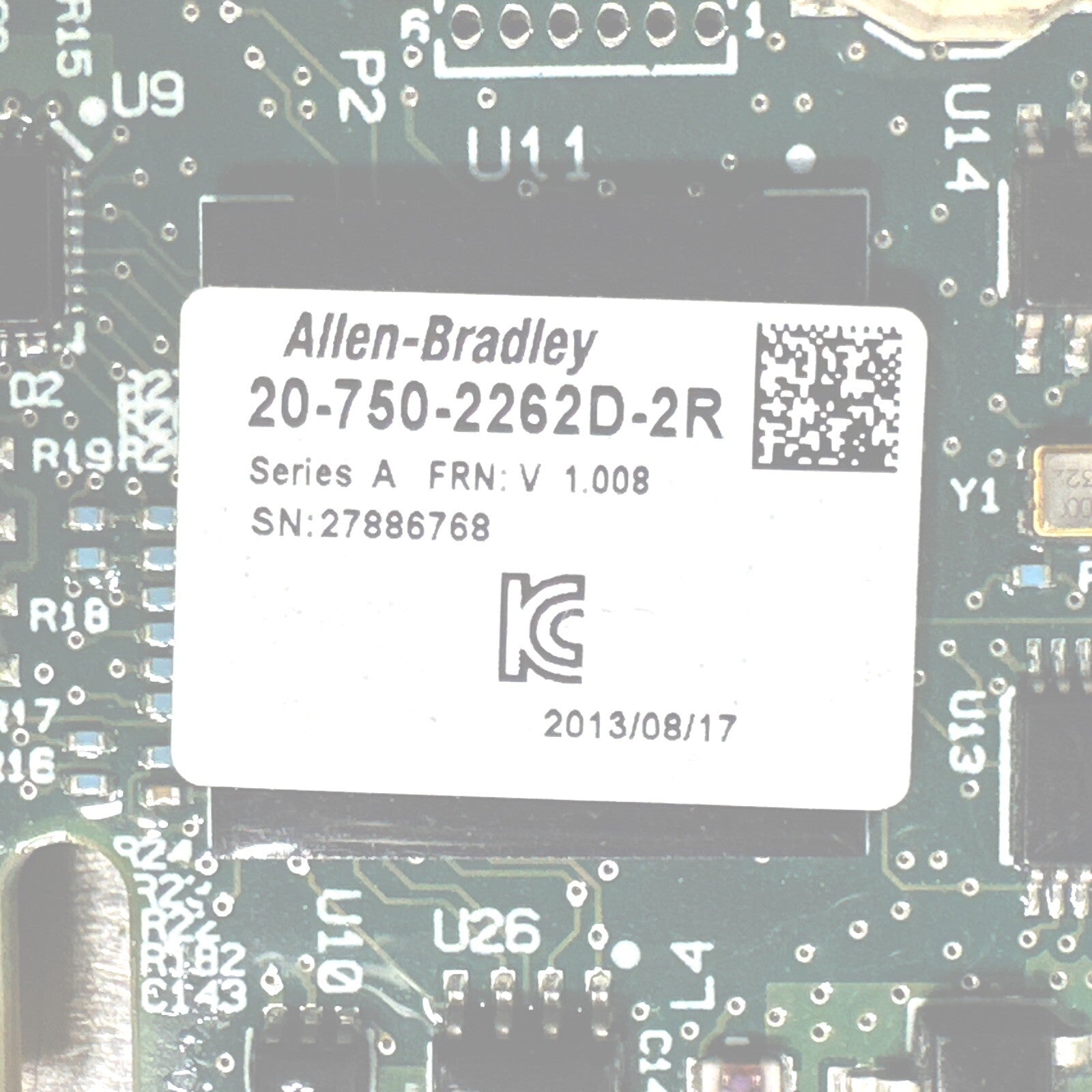 Allen Bradley 20-750-2262D-2R Ser A Powerflex 755 750 I/O Card (BIN-1.3.4)